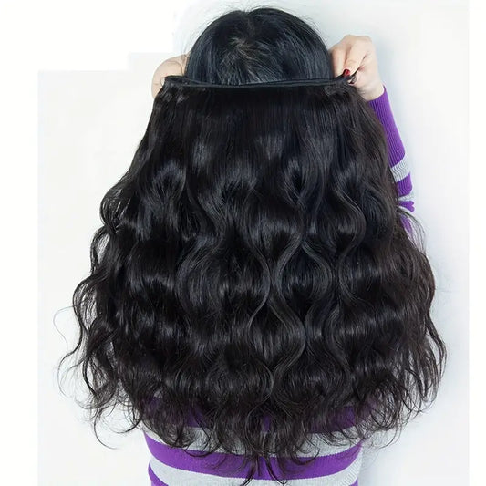 100% Unprocessed Brazilian Virgin Real Human Hair Weave, 10 Inch - 32 Inch, Double Machine Weft, Full Density, Thick Ends, Soft Weave, 3 Bundles Full Enough. NW3129972 T