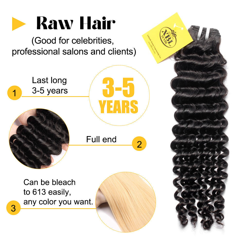 11A Good Quality Human Hair Bundles 12-30 Inch Raw Hair Extensions. CJ
