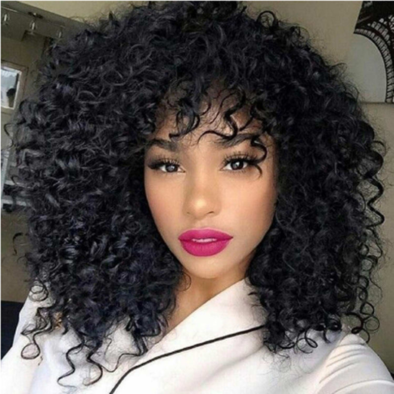 Manufacturers Supply European And American Wigs, African Short Curly Hair Female Wigs, Fluffy Small Curly Bangs, Long Curly Hair Wigs.
CJHC 1104 47901AZ