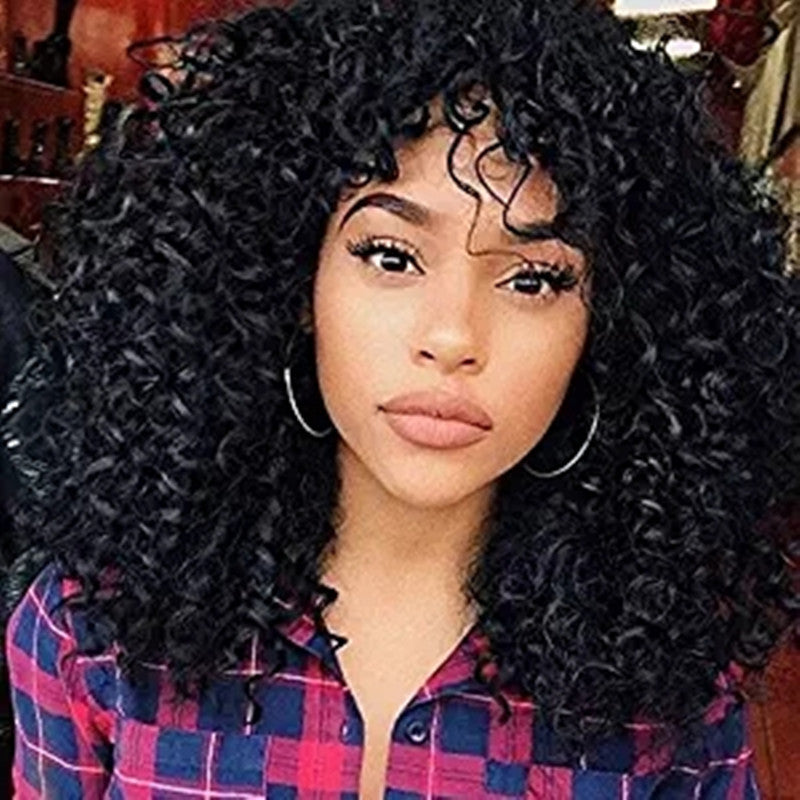 Manufacturers Supply European And American Wigs, African Short Curly Hair Female Wigs, Fluffy Small Curly Bangs, Long Curly Hair Wigs.
CJHC 1104 47901AZ