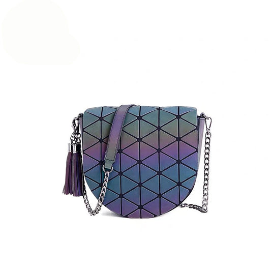 Personalized Ladies Diagonal Luminous Laser Handbags. CJNS 111757401AZ