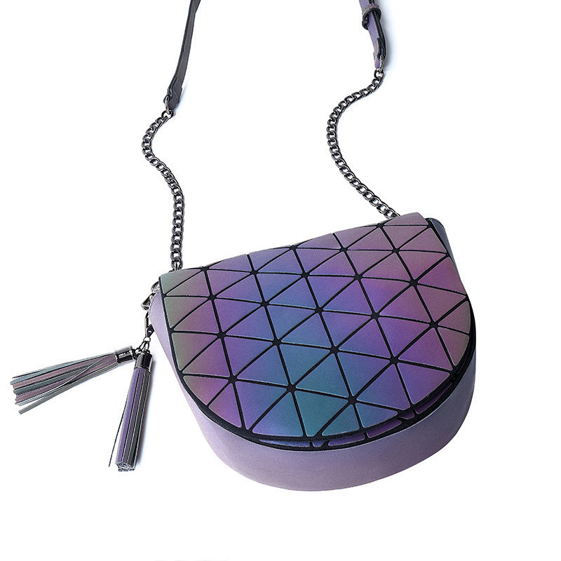 Personalized Ladies Diagonal Luminous Laser Handbags. CJNS 111757401AZ
