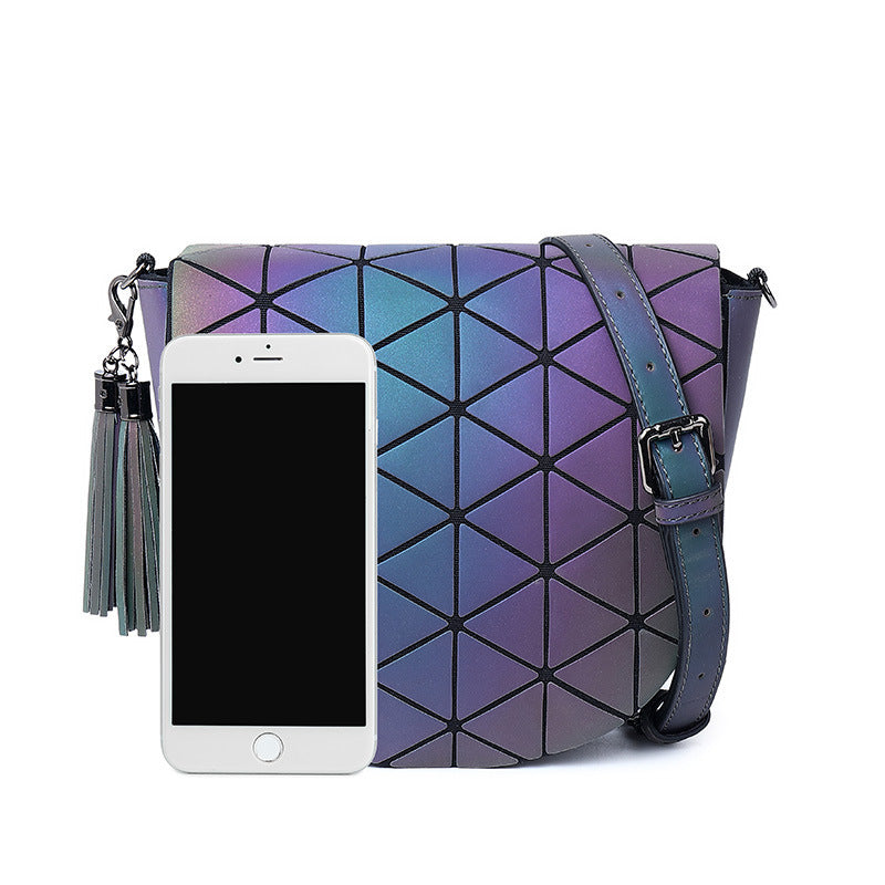 Personalized Ladies Diagonal Luminous Laser Handbags. CJNS 111757401AZ