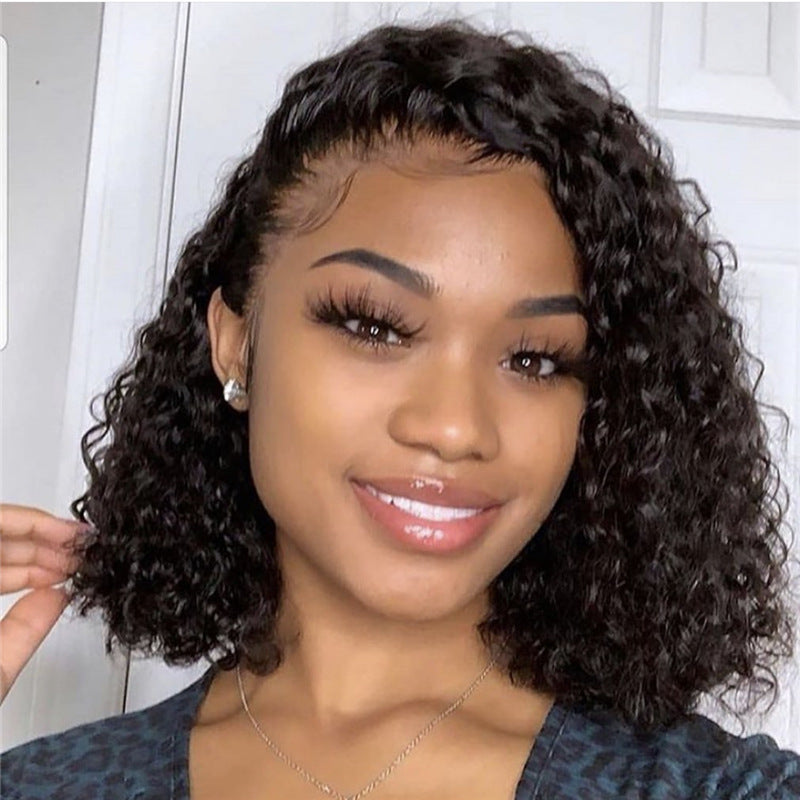 Synthetic Lace Front Wig Africa Small Curly Wig Women's Medium And Long Curly Hair Braided Wigs.
CJHC 1173 52901AZ