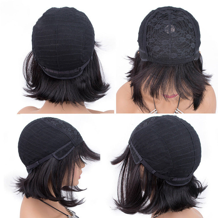 Unice Hair Full Machine Human Hair Wigs For Black Women. CJRT 1176 96001AZ