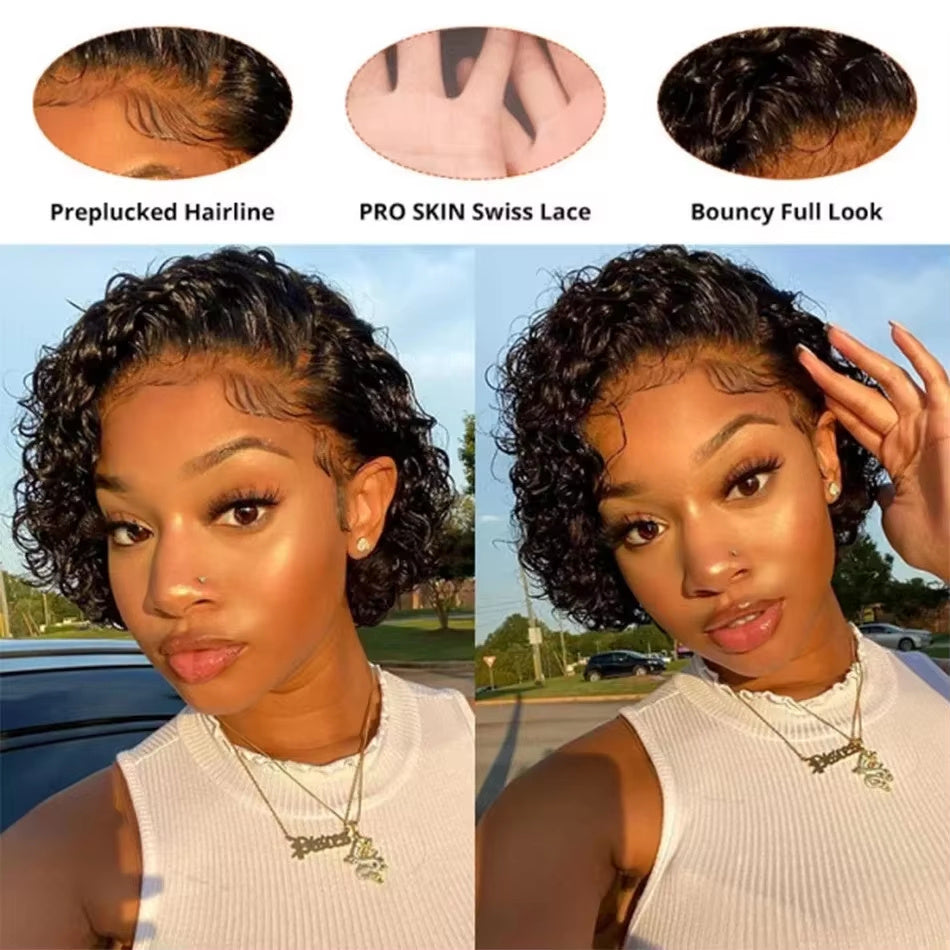 Pixie Wigs For Woman Factory-sold Wholesale Provide Customization High-quality 13x1pixie Wigs Human Hair.
CJZR 2163 14201AZ