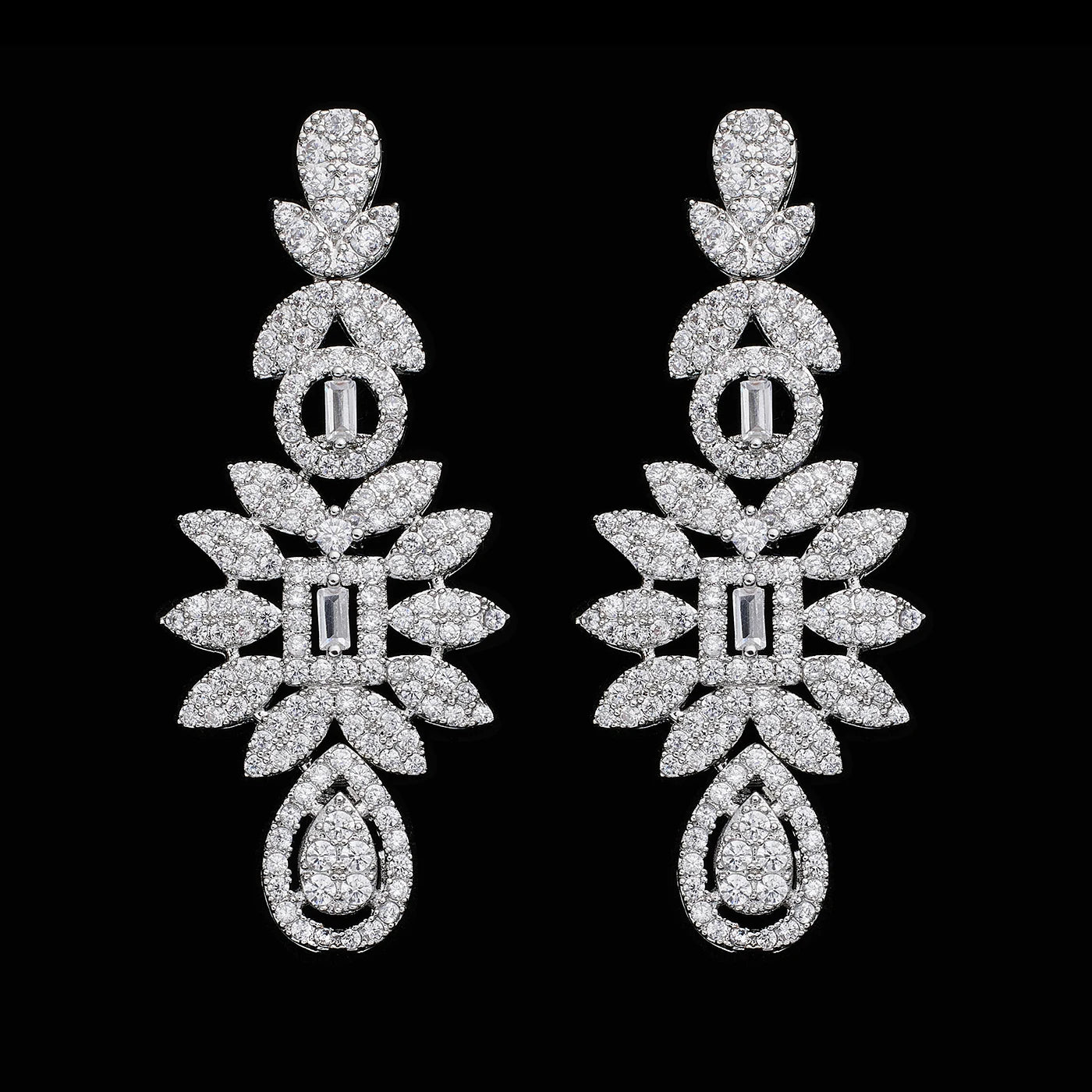 2025 Hot Sale Bridal Wedding Jewelry Sets for Women 4 Pieces Wedding Party Zirconia Necklace Bracelet with Adjustable Chain. 3256 8060 4637 6870 AE