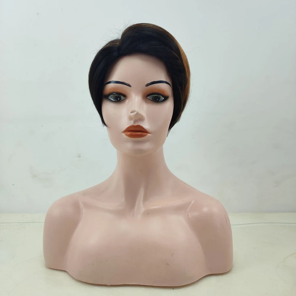 HAIRJOY Synthetic Hair Short Straight Wig for African American Women. 3256 8069 5329 3151 AE