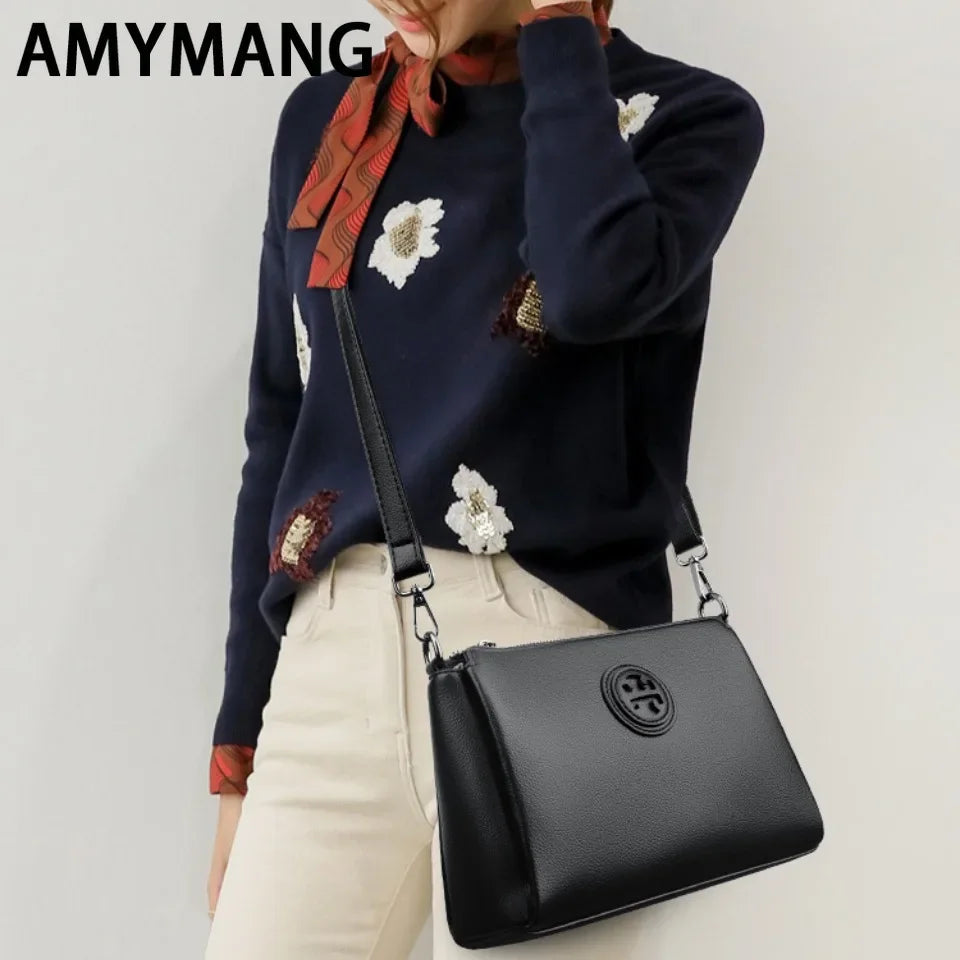 Versatile PU Crossbody Bag for Women Stylish High Quality Brand Design Zipper Solid Color Pattern Casual Daily Use Shoulder Bag. 3256 8080 9991 1181 AE