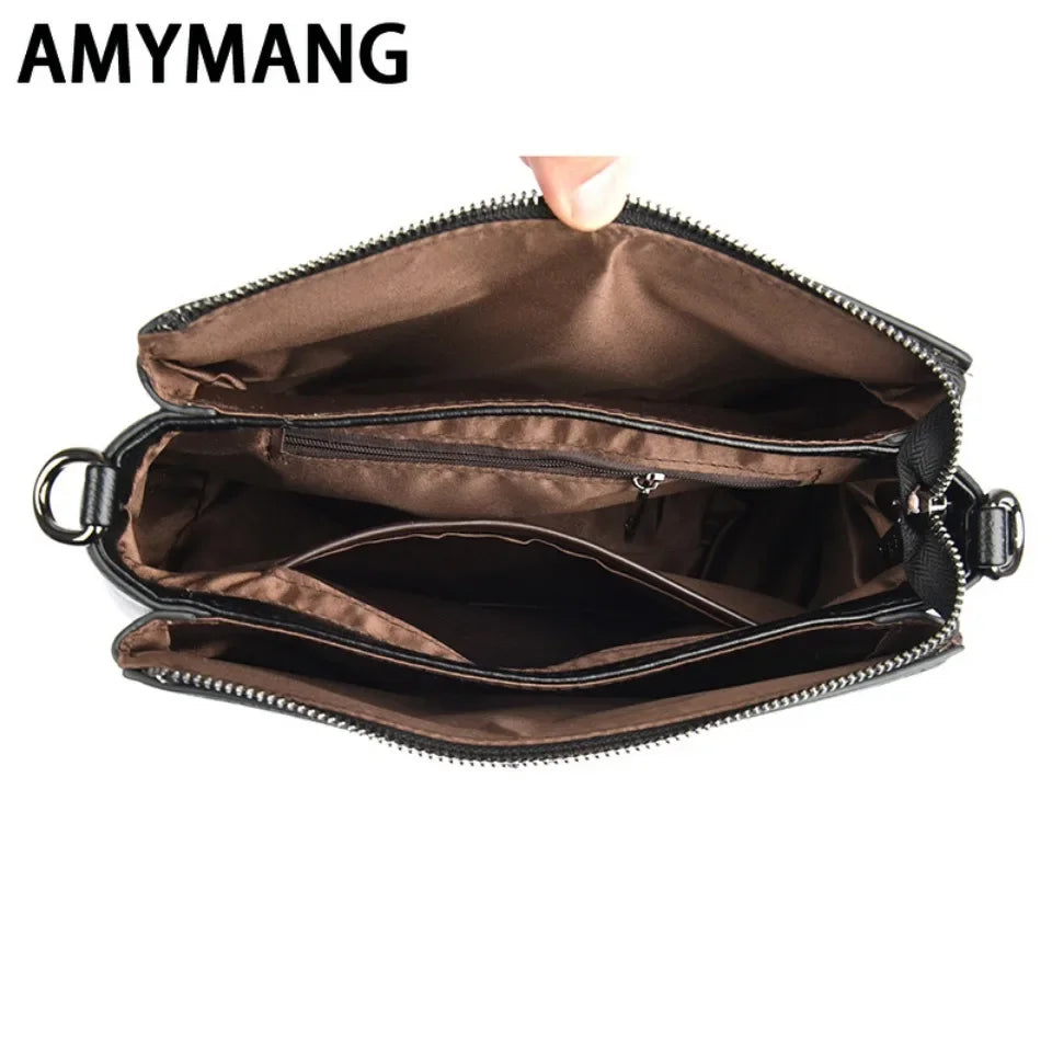 Versatile PU Crossbody Bag for Women Stylish High Quality Brand Design Zipper Solid Color Pattern Casual Daily Use Shoulder Bag. 3256 8080 9991 1181 AE