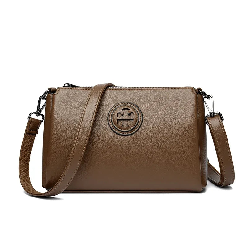 Versatile PU Crossbody Bag for Women Stylish High Quality Brand Design Zipper Solid Color Pattern Casual Daily Use Shoulder Bag. 3256 8080 9991 1181 AE