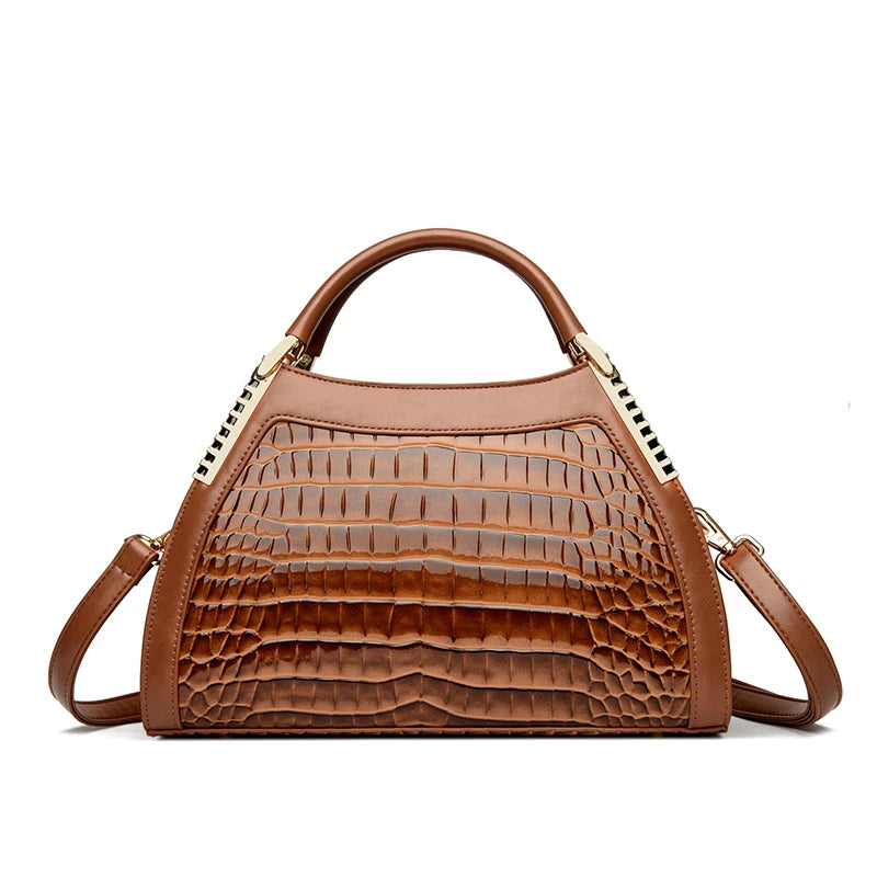 Alligator Patent Leather Shoulder Crossbody Hand Bags for Women Brand Luxury Handbags Women Bags Desir Hobos Two Layers Sac. 3256 8090 67520698 AE