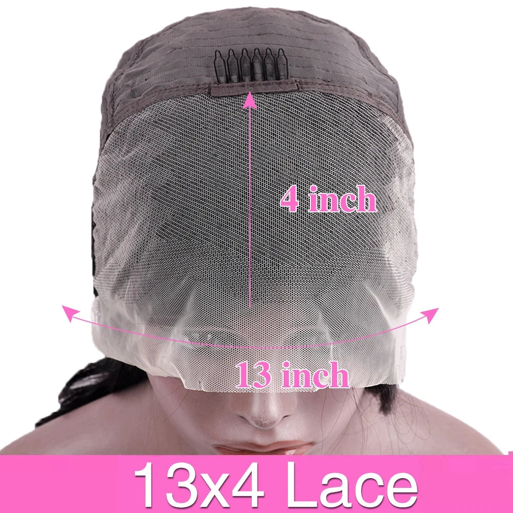 200 Density Body Wave 13x4 HD Transparent Lace Front 100% Human Hair Wig Black 13x6 Lace Frontal Wigs 32 34 36 Inches Preplucked. 3256 8088 3322 7974 AE