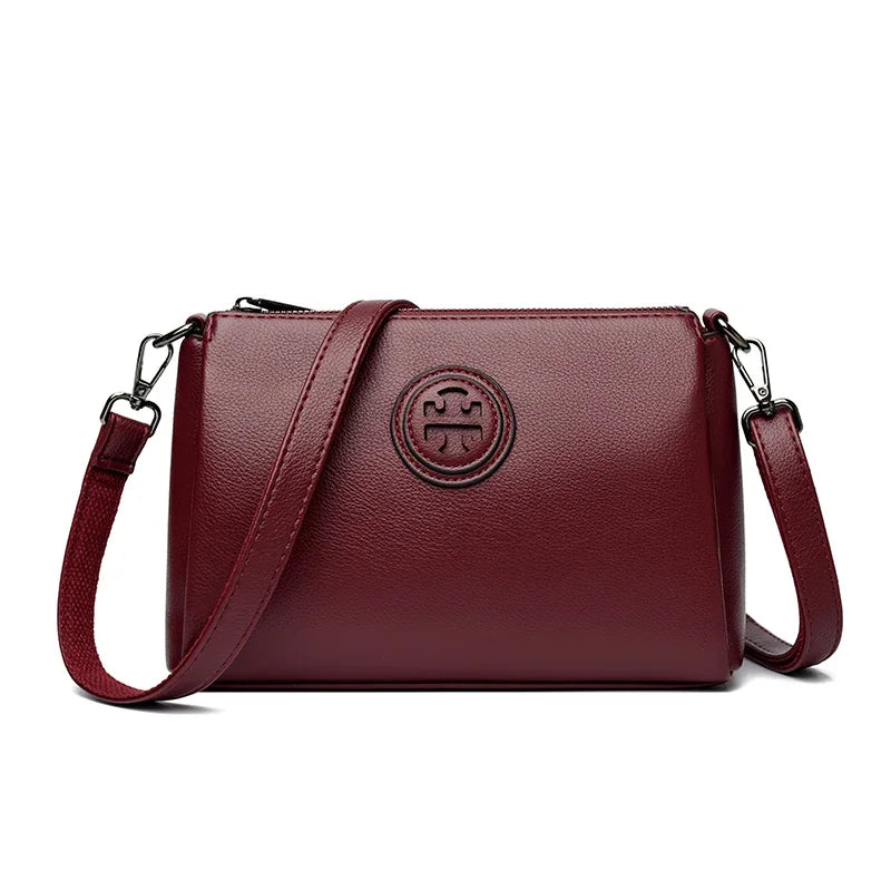 Versatile PU Crossbody Bag for Women Stylish High Quality Brand Design Zipper Solid Color Pattern Casual Daily Use Shoulder Bag. 3256 8080 9991 1181 AE