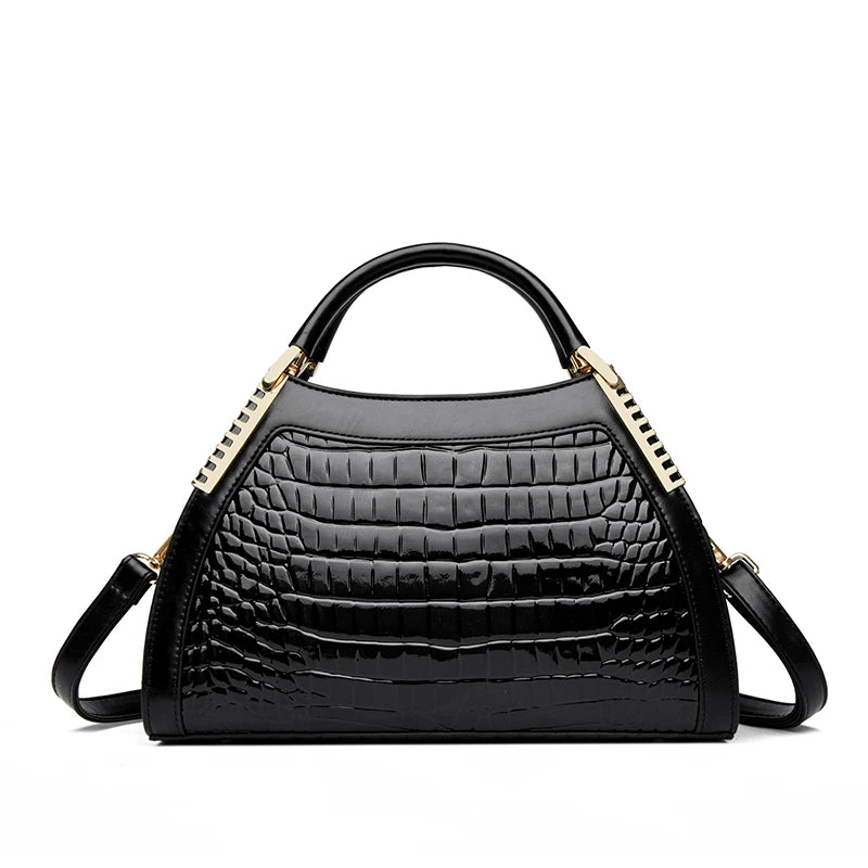 Alligator Patent Leather Shoulder Crossbody Hand Bags for Women Brand Luxury Handbags Women Bags Desir Hobos Two Layers Sac. 3256 8090 67520698 AE
