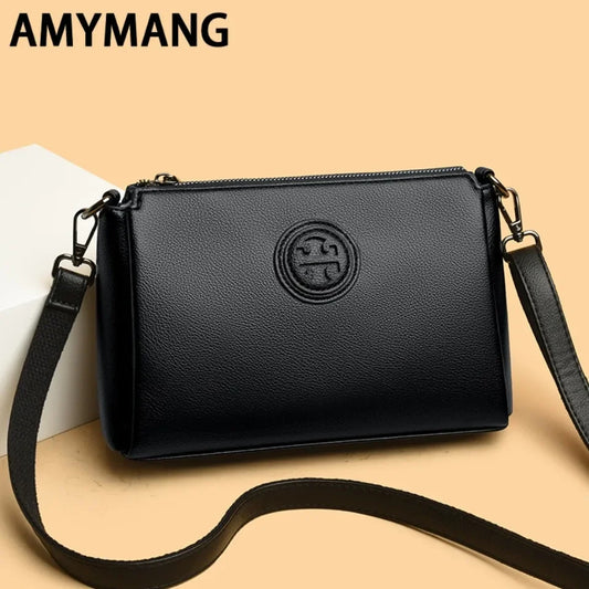 Versatile PU Crossbody Bag for Women Stylish High Quality Brand Design Zipper Solid Color Pattern Casual Daily Use Shoulder Bag. 3256 8080 9991 1181 AE