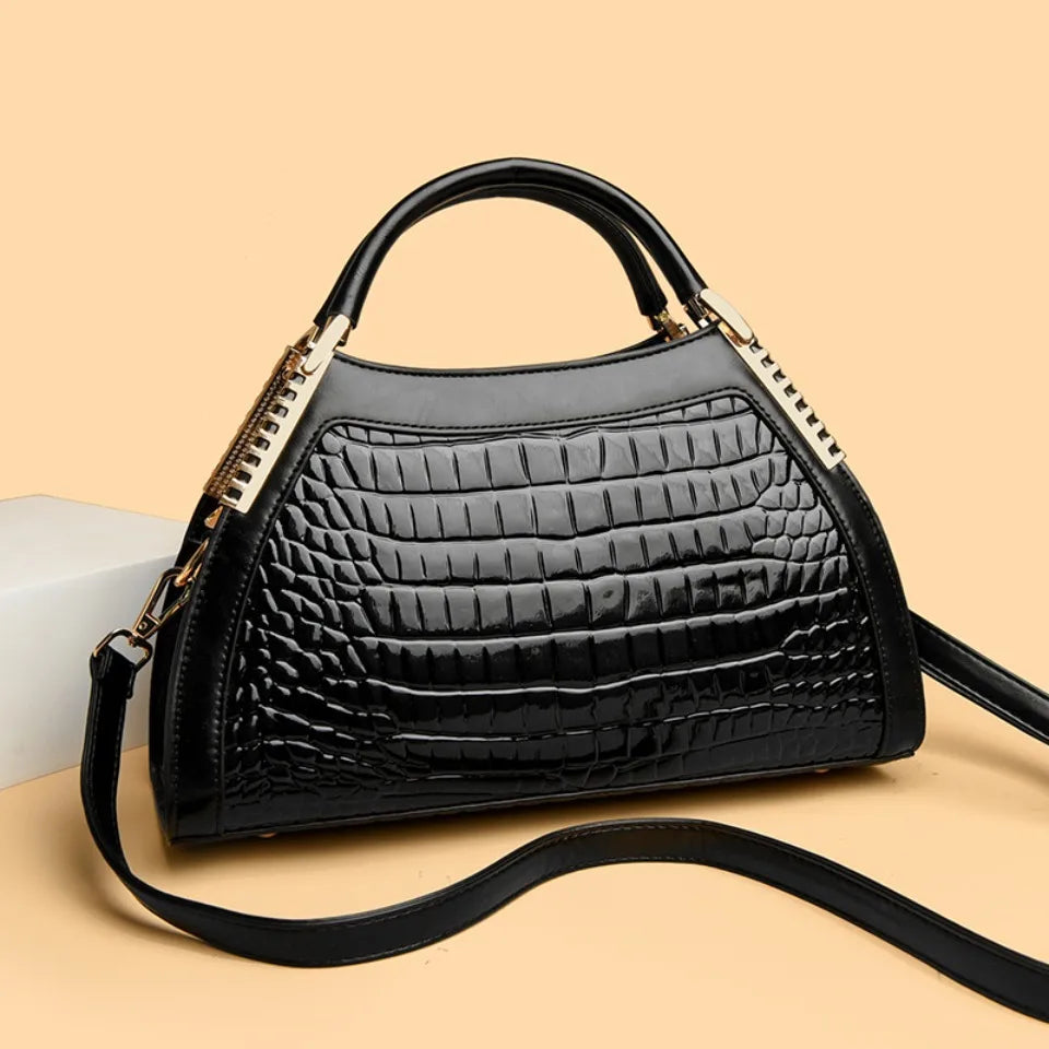 Alligator Patent Leather Shoulder Crossbody Hand Bags for Women Brand Luxury Handbags Women Bags Desir Hobos Two Layers Sac. 3256 8090 67520698 AE